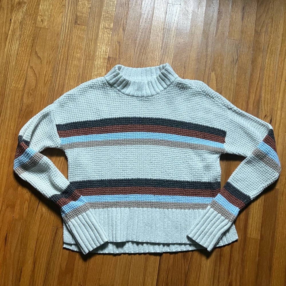 Cropped Mockneck Sweater